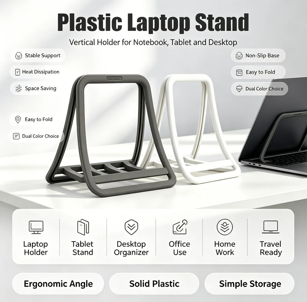 Desk Setup Mac - Suporte vertical para laptop, suporte para