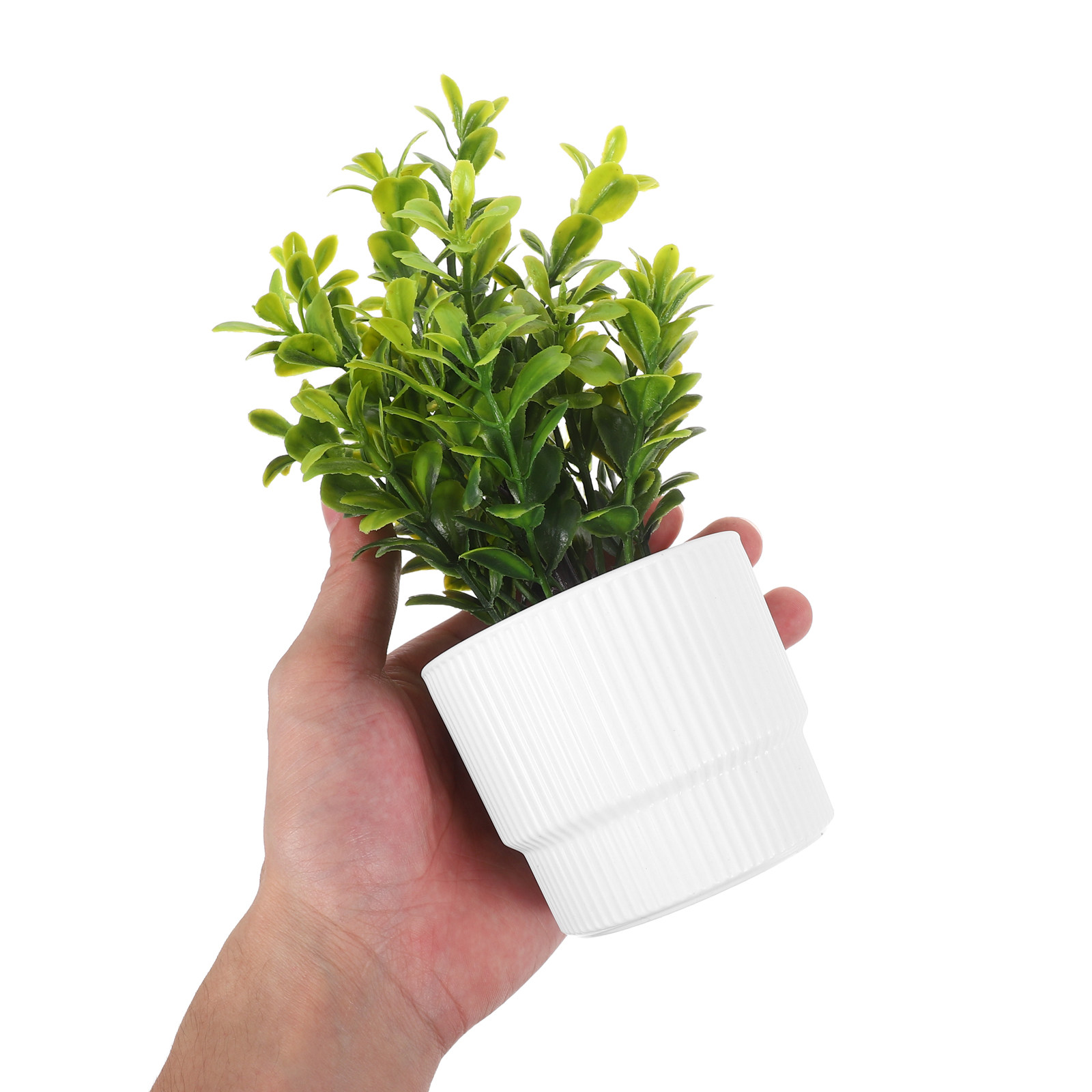 Plant Pot Small Desk - 3 Peças de Plantas Artificiais de