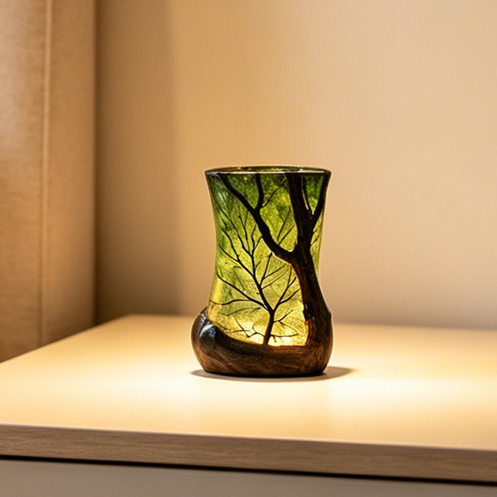 Desk Setup Room - Luminária de Mesa Decorativa Floresta Noturna: