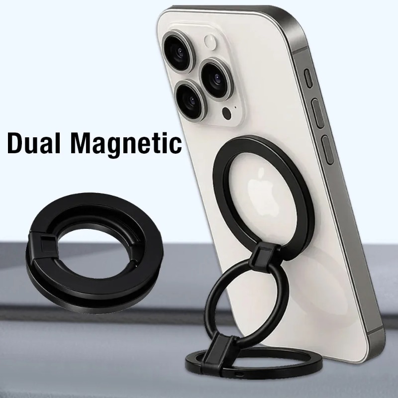 Dual Phone Holder - Suporte magnético duplo universal para celular,