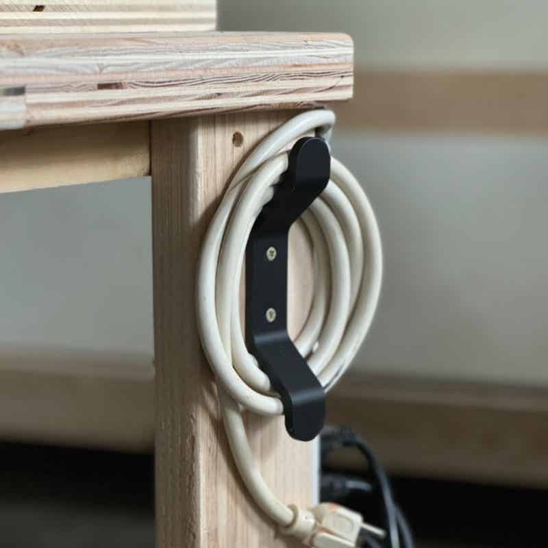 Desk Setup Cable Management - Ganchos Organizadores de Cabos para Mesa,