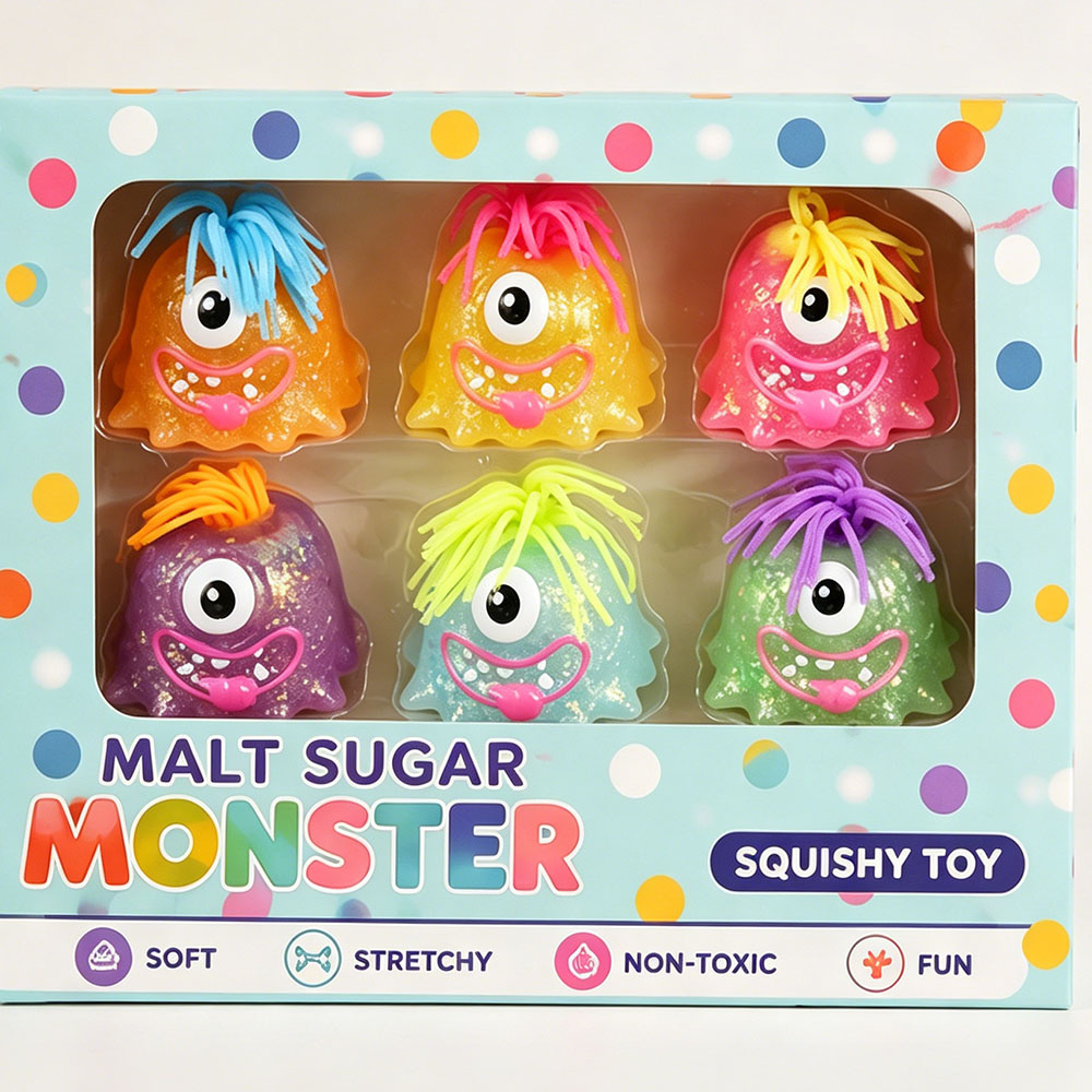 Desk Setup Room - Kawaii Maltose Monster Squishy de Silicone