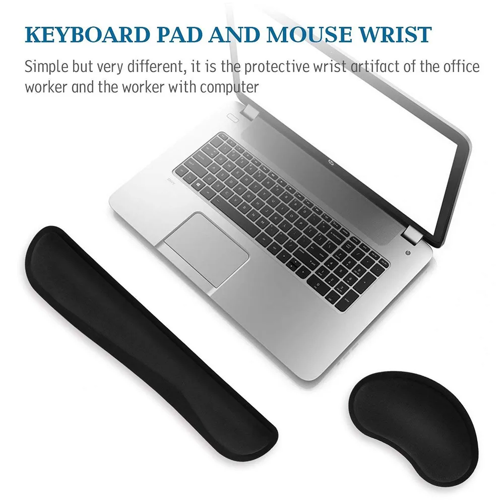 Desk Setup Mac - Ampliar espuma de memória antiderrapante mouse