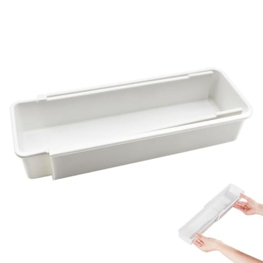 Drawer Organizer Bamboo - Organizador Expansível para Gavetas Profundas, Bandeja