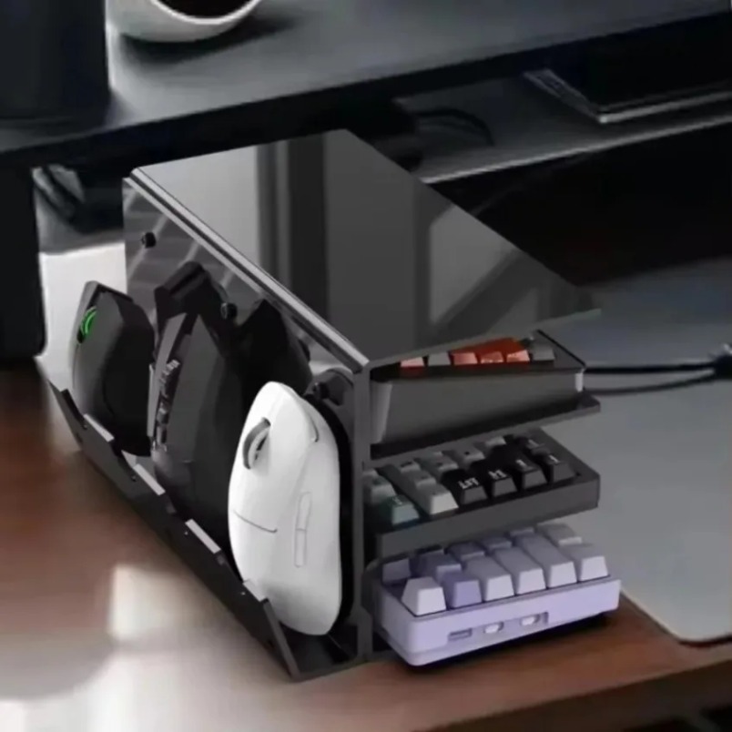 Desk Setup Gaming - Suporte de Teclado com Display de