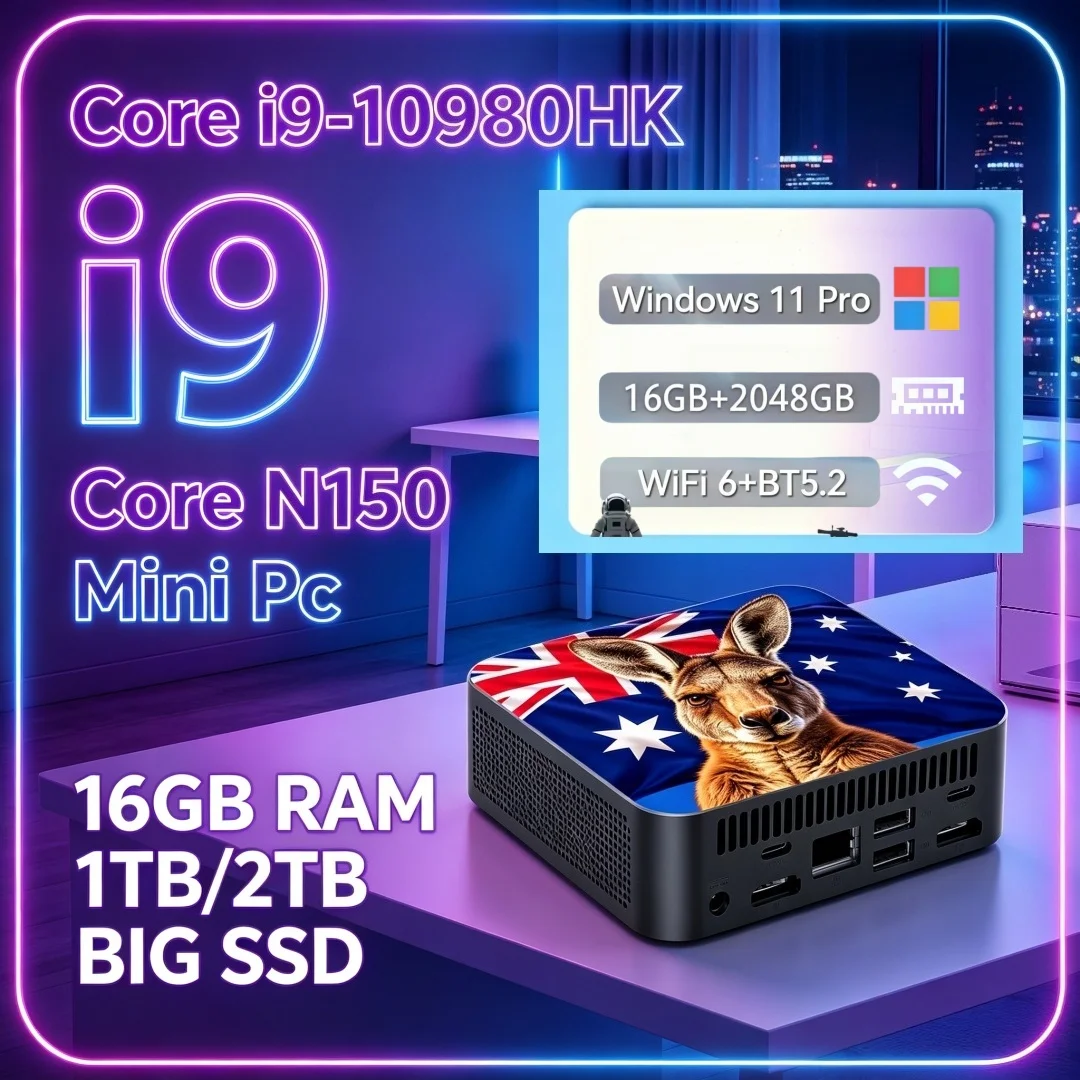 Desk Setup For Studying - Mini PC Core N150 I9-10980HK para