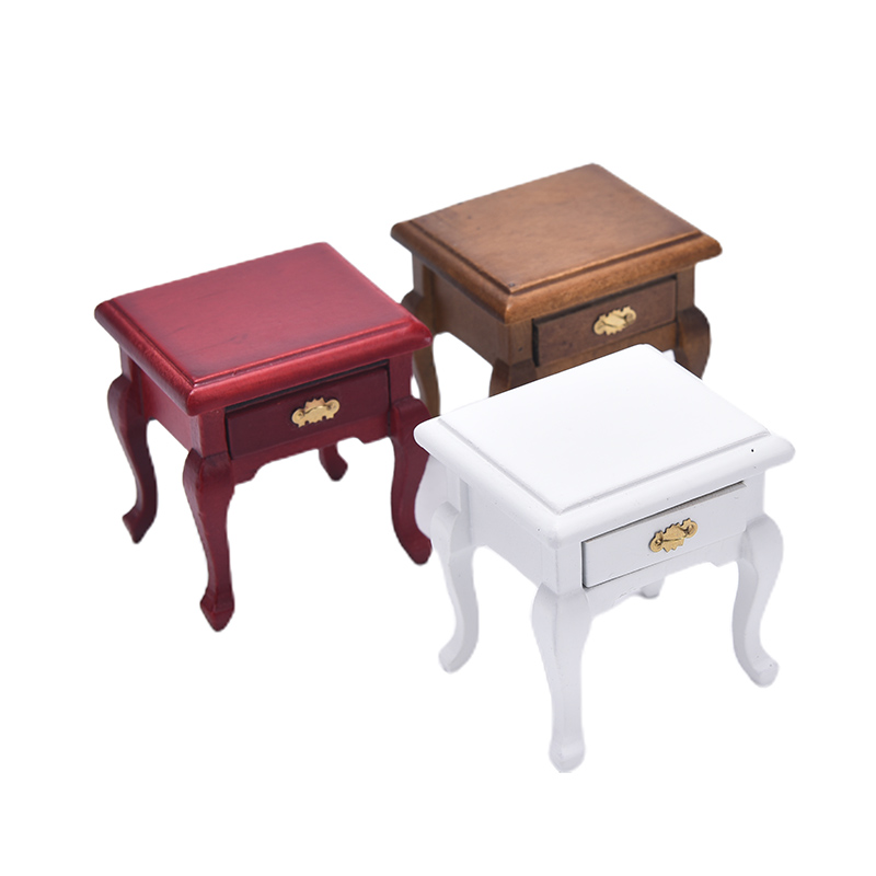 Desk Setup Wood - Móveis em miniatura para casa de