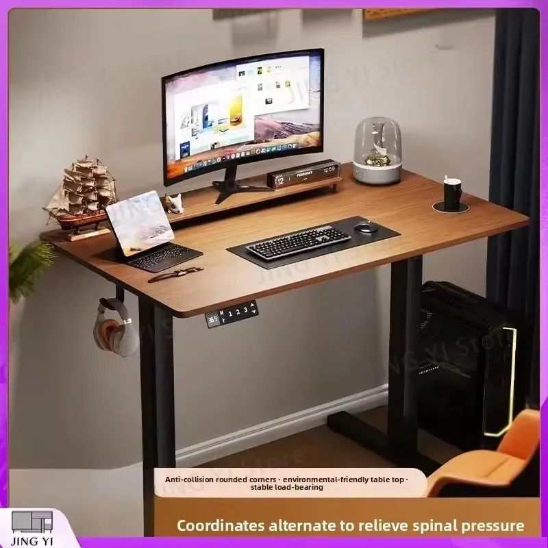 Desk Setup Home Office - Mesa de Escritório Elétrica Ajustável em