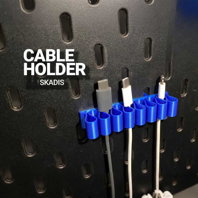 Desk Setup Cable Management - Organizador de Cabos com Clipe para
