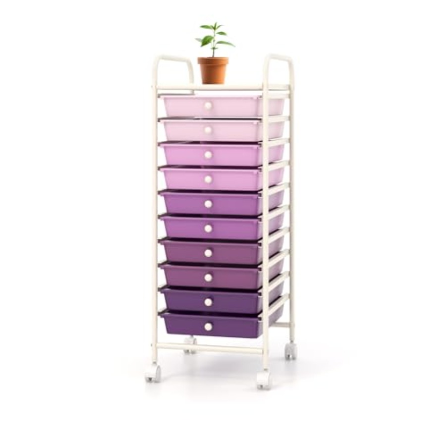 Drawer Organizer Bamboo - Carrinho de Armazenamento, Carrinho Utilitário com