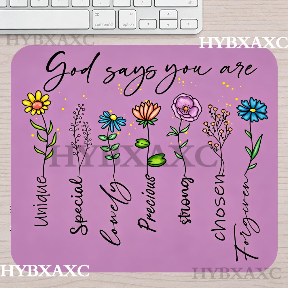 Desk Setup Quotes - Mouse Pad Pequeno HYBXAXC com Estampa