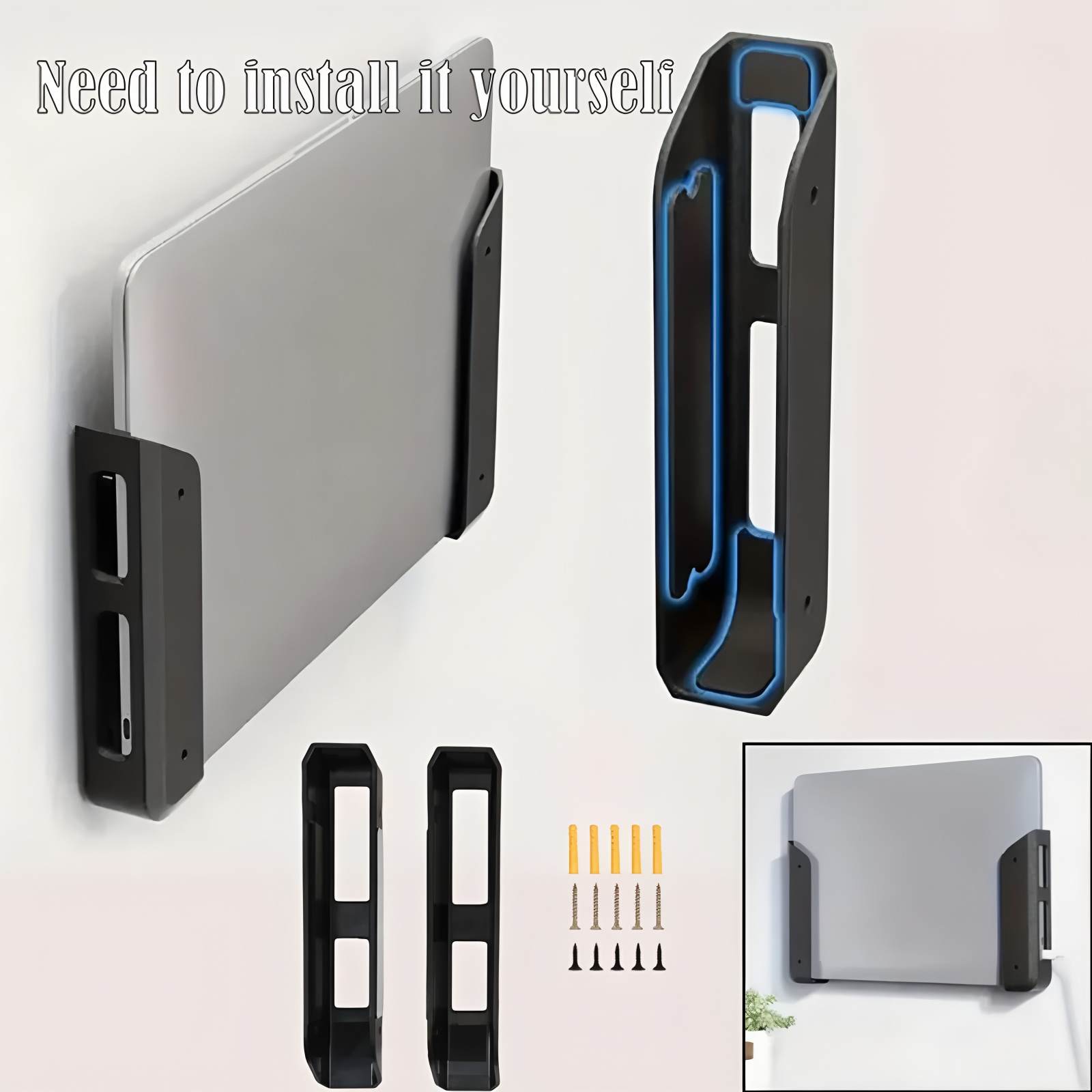 Desk Setup Mac - Suporte de Parede Universal para Laptop,
