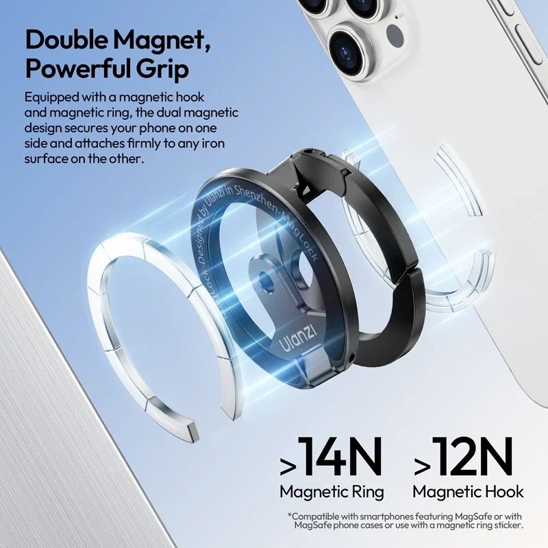 Suporte Magnético Duplo Ulanzi - Dual Phone Holder avaliação e preço
