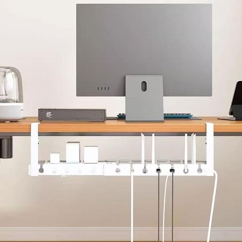 Extensível sob a mesa gerencia - Desk Setup Cable Management avaliação e preço