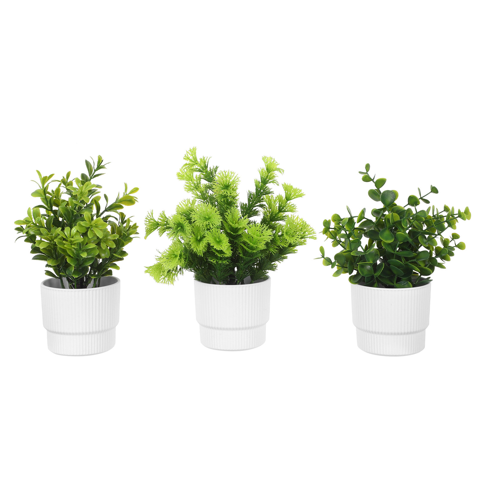 3 Peças de Plantas Artificiais - Plant Pot Small Desk avaliação e preço