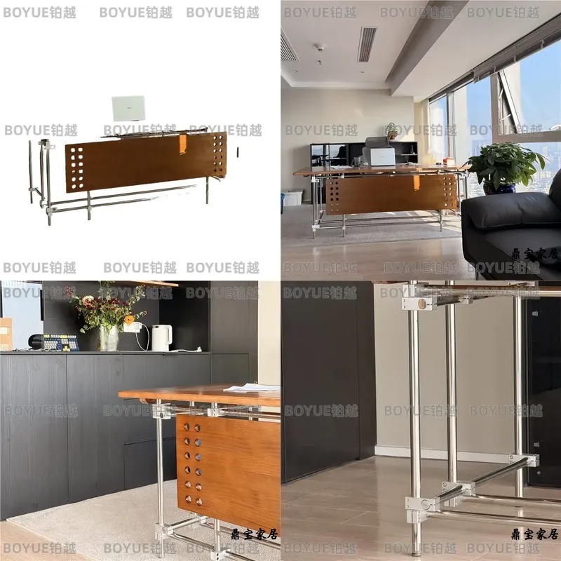 Mesa de Madeira Sólida Bauhaus - L Shaped Desk Setup avaliação e preço