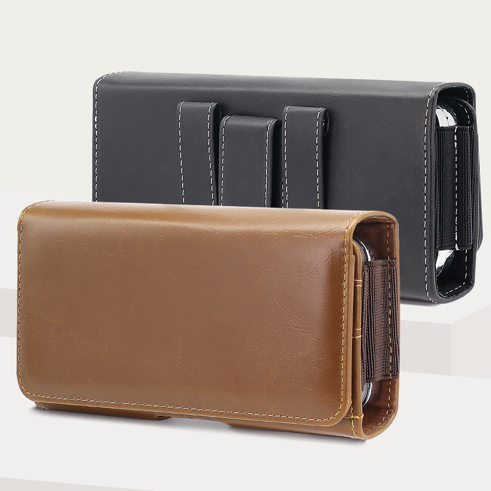 Bolsa de telefone de couro PU  - Dual Phone Holder avaliação e preço