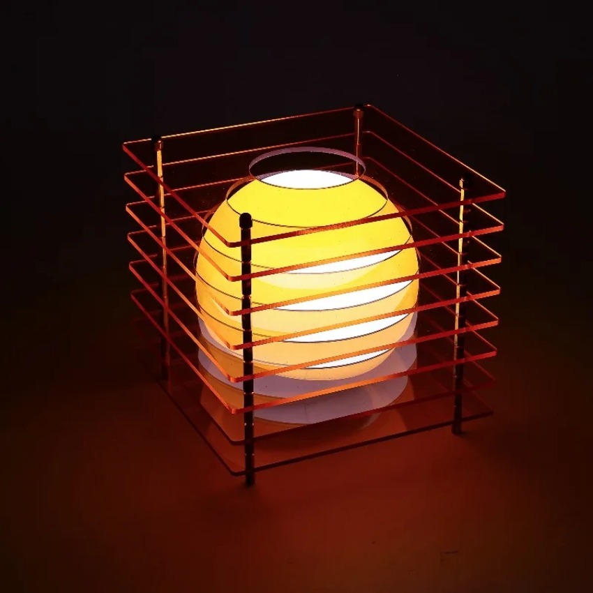 Diy acrílico mil camadas lâmpa - Desk Setup Lighting avaliação e preço