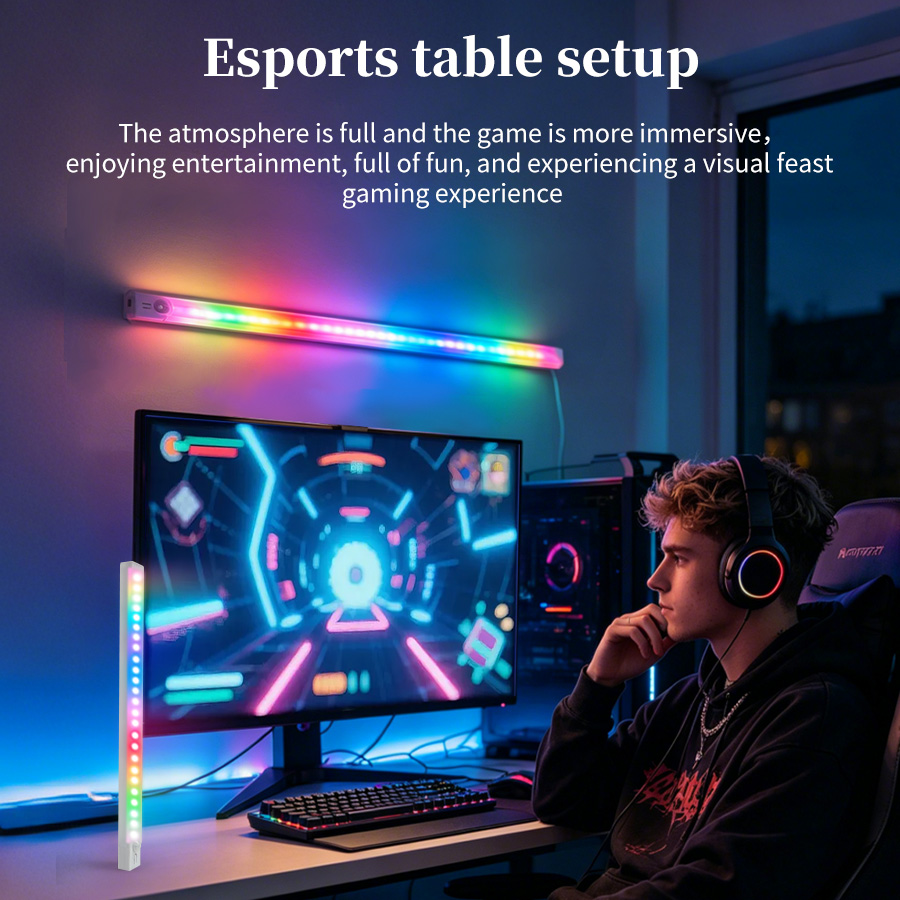 Luz de mesa recarregável com s - Desk Setup Gaming avaliação e preço