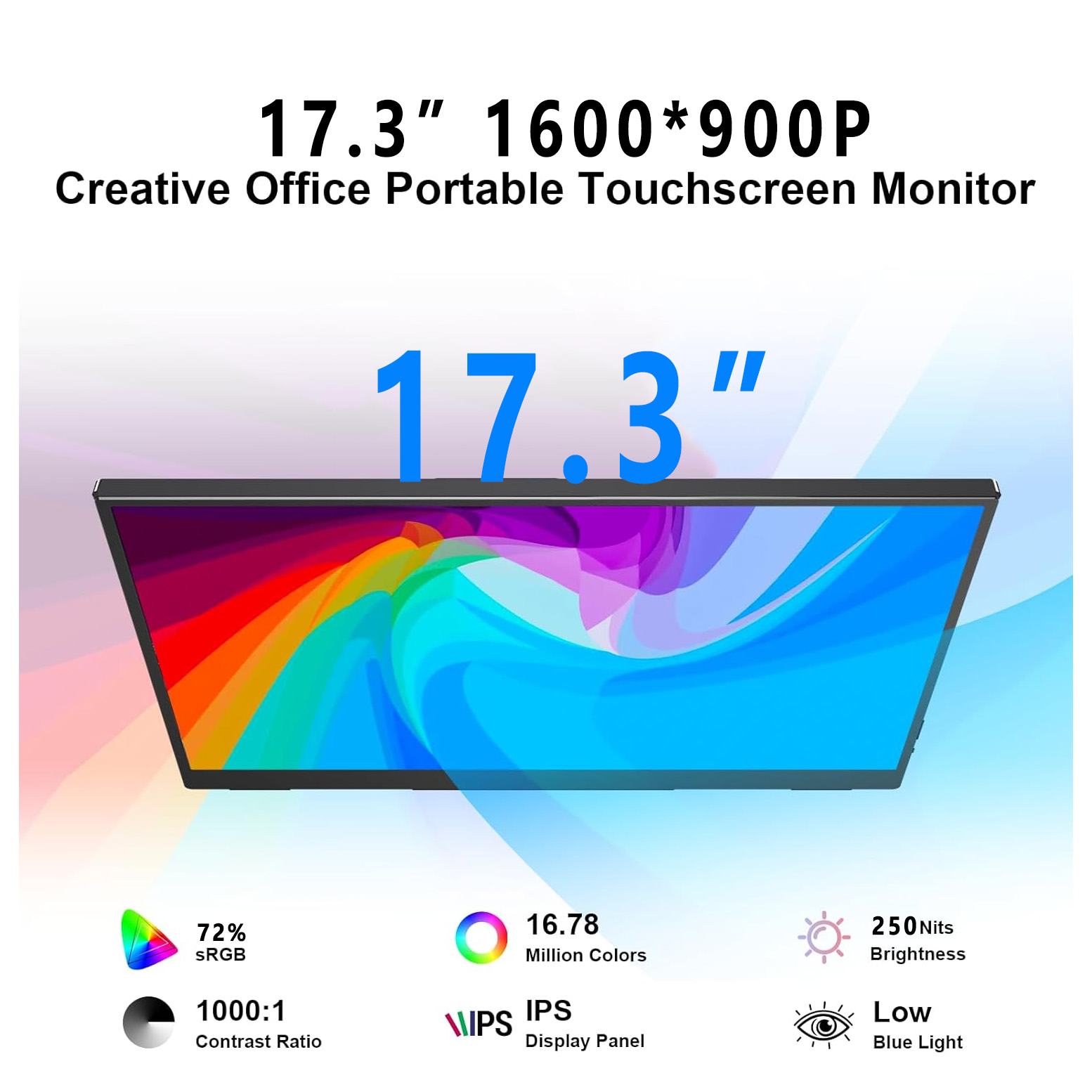 Monitor Portátil de 17,3 Poleg - Desk Setup Speakers avaliação e preço