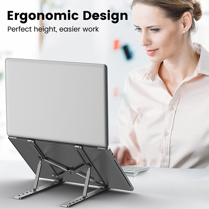 Metal portátil dobrável portát - Desk Setup Mac avaliação e preço