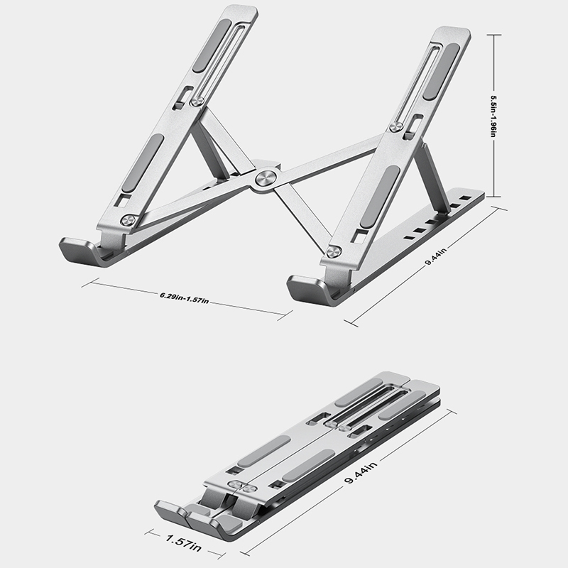 Metal portátil dobrável portát - Desk Setup Mac avaliação e preço