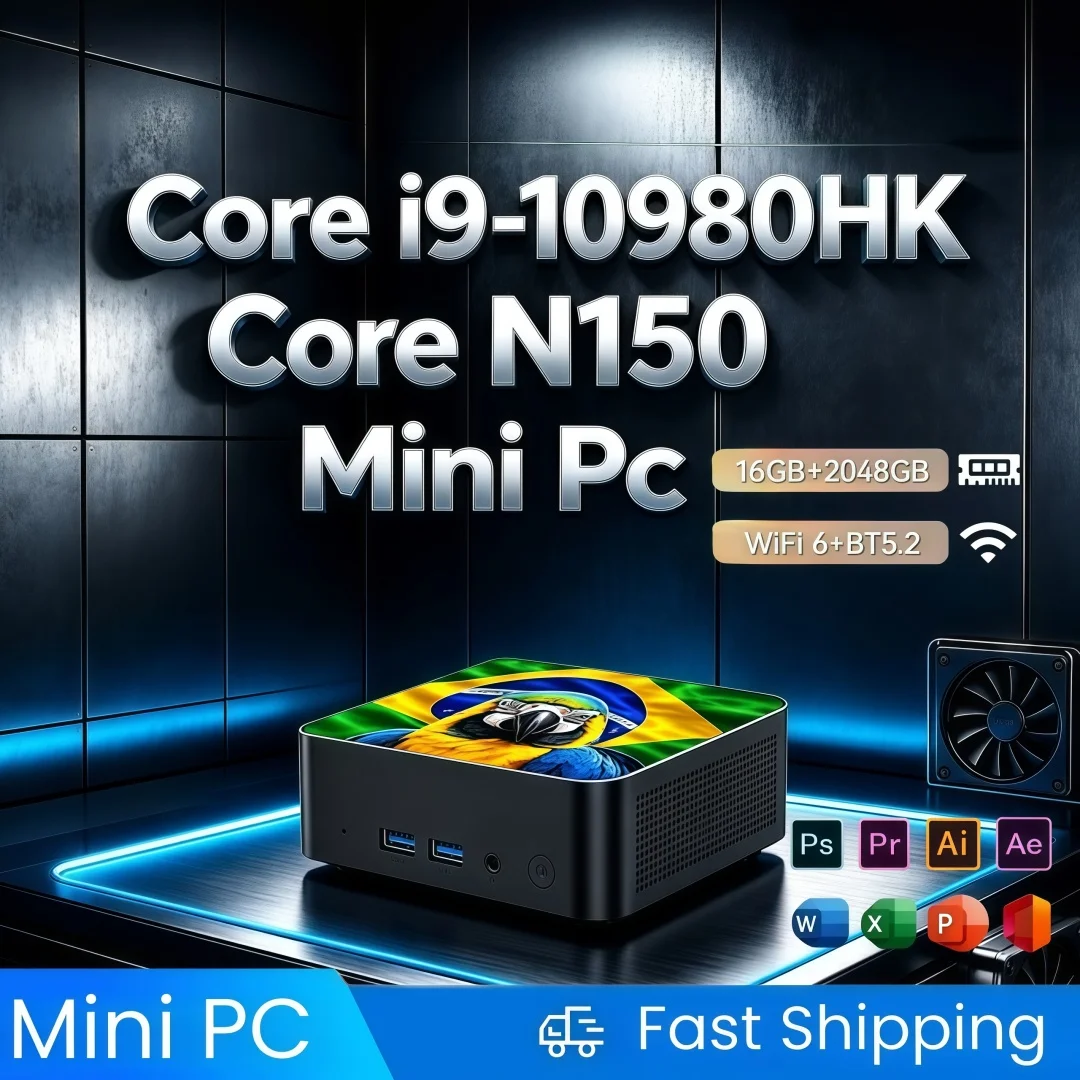 Mini PC I9-10980HK Core N150 1 - Desk Setup Gaming avaliação e preço