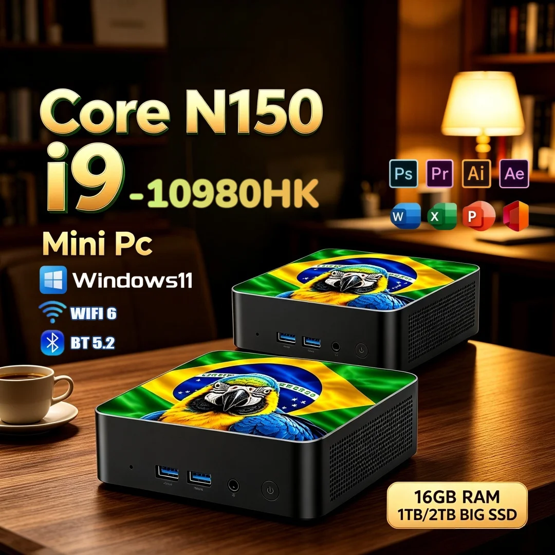 Mini PC I9-10980HK Core N150 1 - Desk Setup Gaming avaliação e preço