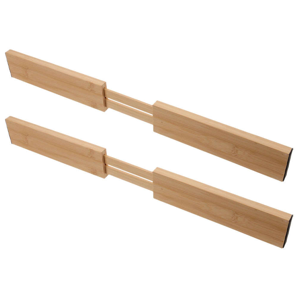 2 Peças Divisórias de Gaveta d - Drawer Organizer Bamboo avaliação e preço
