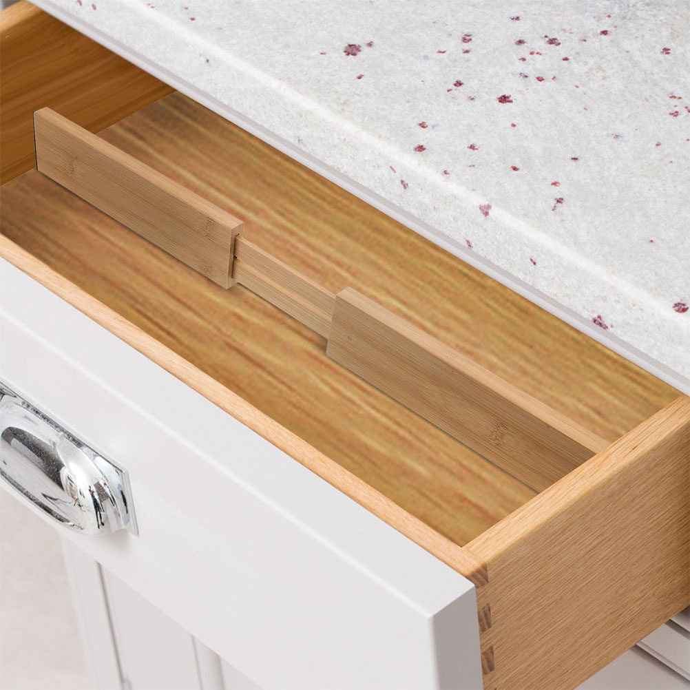 2 Peças Divisórias de Gaveta d - Drawer Organizer Bamboo avaliação e preço