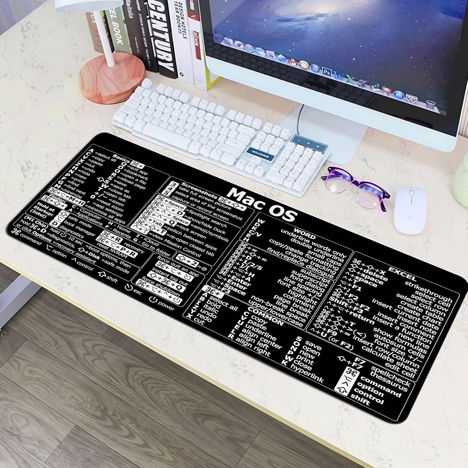 Atalhos do Mac OS, Mouse Pad p - Desk Setup Mac avaliação e preço