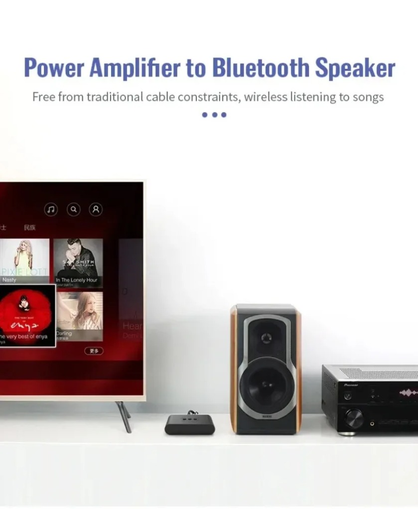 Transmissor e receptor de áudi - Desk Setup Speakers avaliação e preço