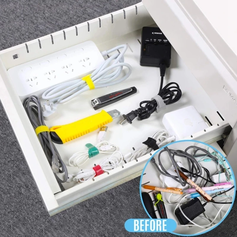 10-50 Peças de Fitas de Fixaçã - Desk Setup Cable Management avaliação e preço