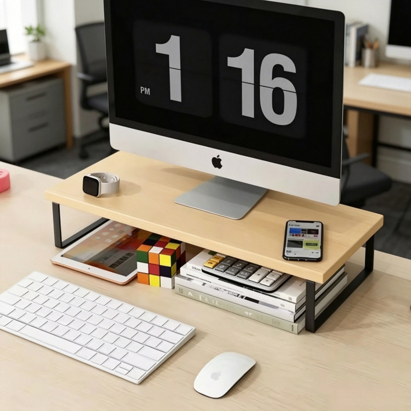 Suporte Criativo para Monitor  - Desk Setup Wood avaliação e preço