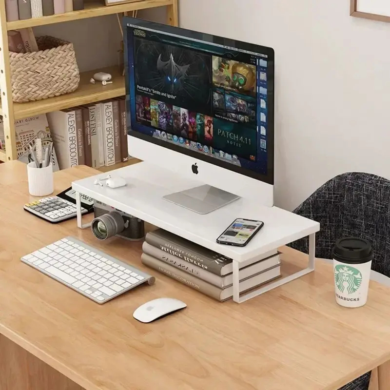 Suporte Criativo para Monitor  - Desk Setup Wood avaliação e preço