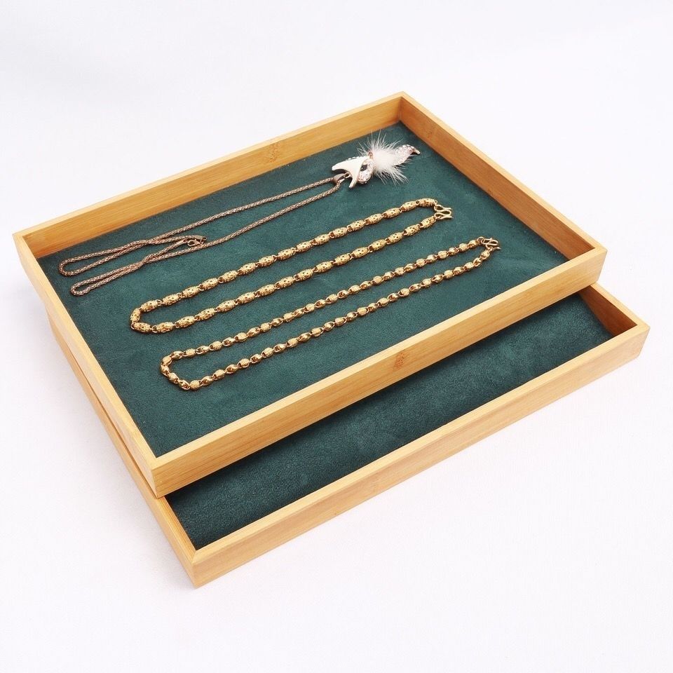 Bandeja de exibição de jóias d - Drawer Organizer Bamboo avaliação e preço