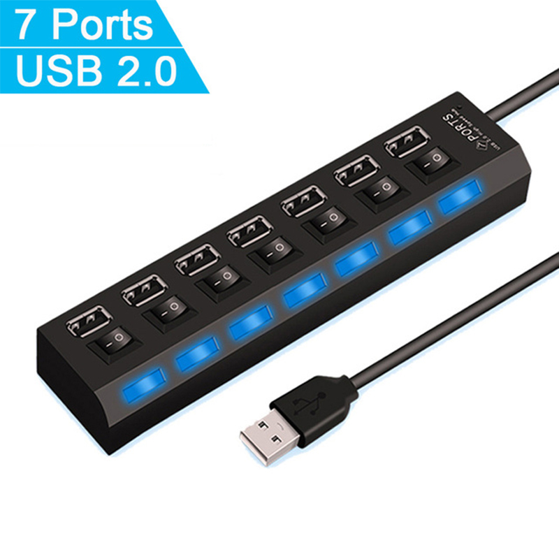 Hub USB 2.0 de 7 Portas para P - Desk Setup Mac avaliação e preço