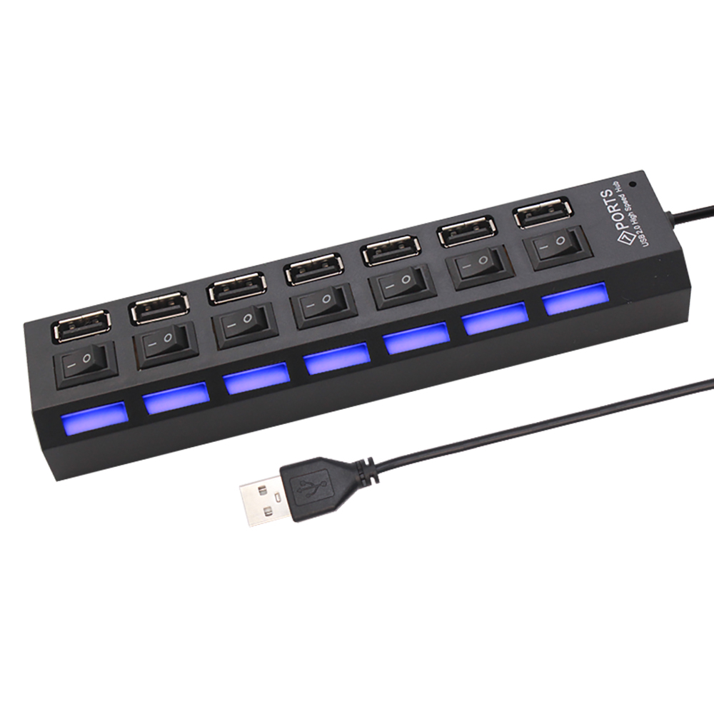 Hub USB 2.0 de 7 Portas para P - Desk Setup Mac avaliação e preço