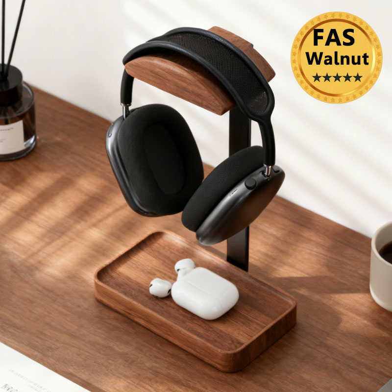 Suporte para Fones de Ouvido e - Desk Setup Wood avaliação e preço