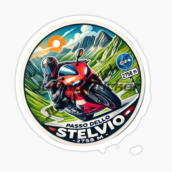 STELVIO PASS ITALIA Adesivos d - Desk Setup Room avaliação e preço