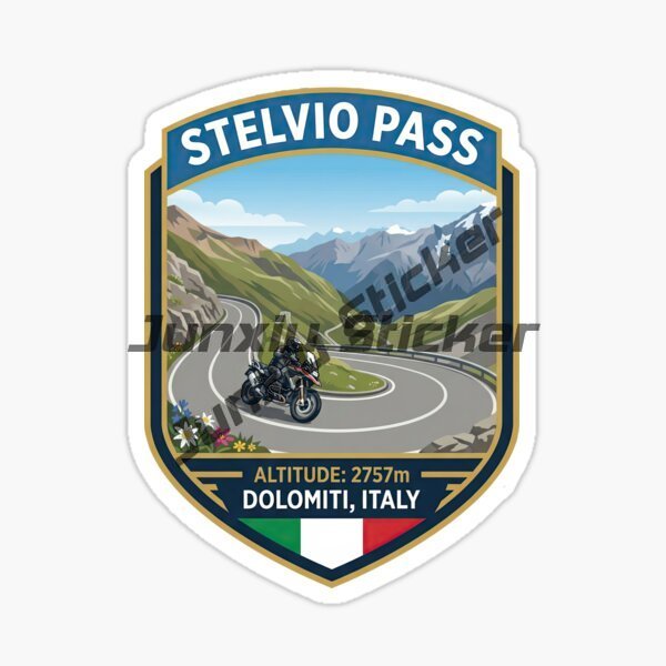 STELVIO PASS ITALIA Adesivos d - Desk Setup Room avaliação e preço