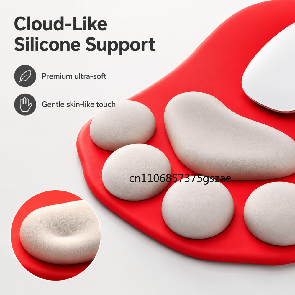 Mouse Pad 3D em Forma de Pata  - Desk Setup Mac avaliação e preço