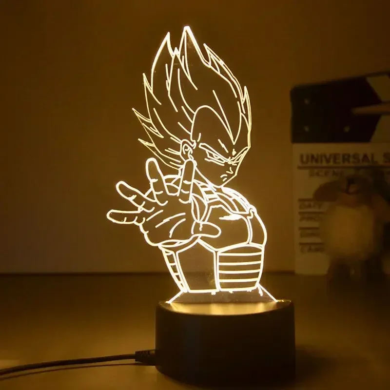 Dragon Ball Z Super Saiyan Veg - Desk Setup Lighting avaliação e preço