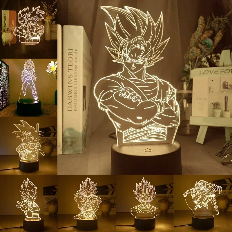 Dragon Ball Z Super Saiyan Veg - Desk Setup Lighting avaliação e preço