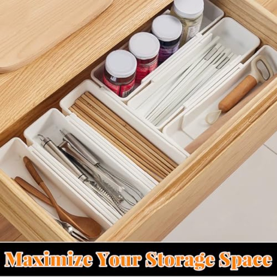 Organizador Expansível para Ga - Drawer Organizer Bamboo avaliação e preço