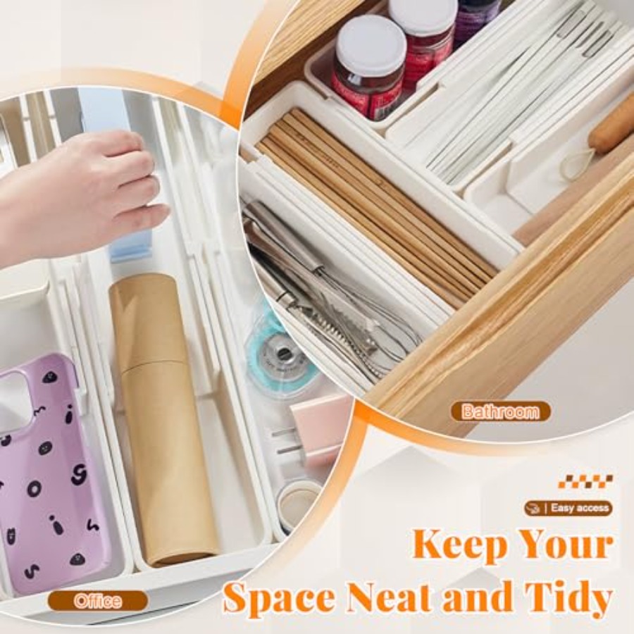 Organizador Expansível para Ga - Drawer Organizer Bamboo avaliação e preço
