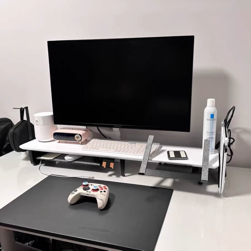 Suporte modular para monitor,  - Desk Setup For Laptop And Monitor avaliação e preço