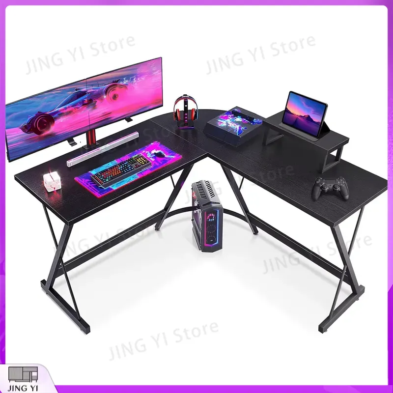 Mesa de Jogos em Forma de L co - L Shaped Desk Setup avaliação e preço