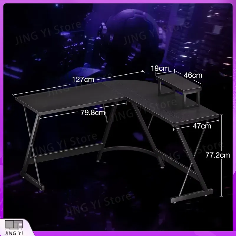 Mesa de Jogos em Forma de L co - L Shaped Desk Setup avaliação e preço