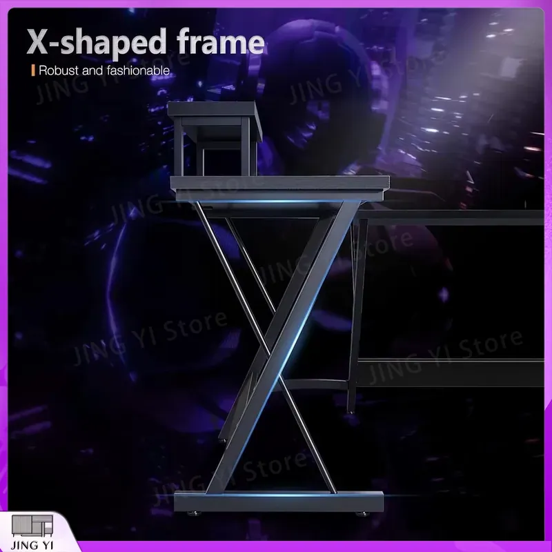 Mesa de Jogos em Forma de L co - L Shaped Desk Setup avaliação e preço